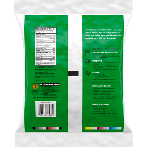 Chicken Breast Strips Crispy Homestyle Breaded, Fritter, Fc, Cash N' Carry Pack 4373-0928