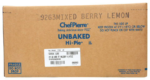 Pie Wild Berry Blast W/ Lemon Crust Flavor Fusion Hi 10