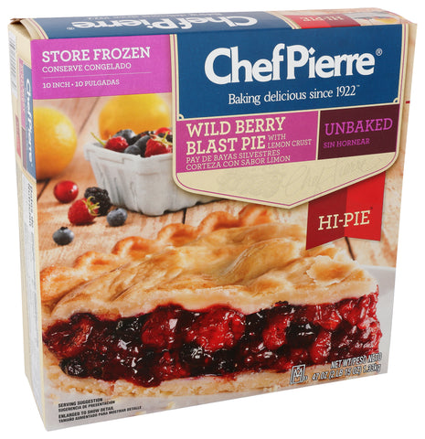 Pie Wild Berry Blast W/ Lemon Crust Flavor Fusion Hi 10