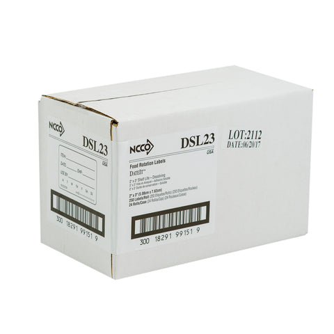 DateIt™ LABEL SHELF LIFE DISSOLVING 2X3