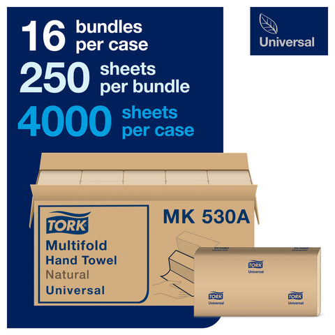 Towel Hand Multifold Natural 9.5x9.125