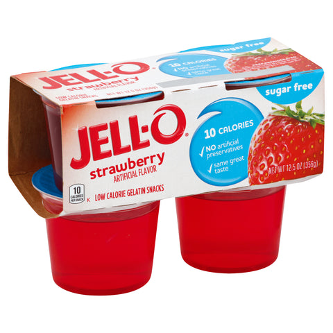 Gelatin Strawberry Sugar Free Snackpak