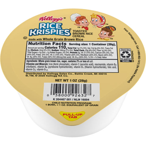 Cereal Rice Krispies® Whole Grain Bowl Pack