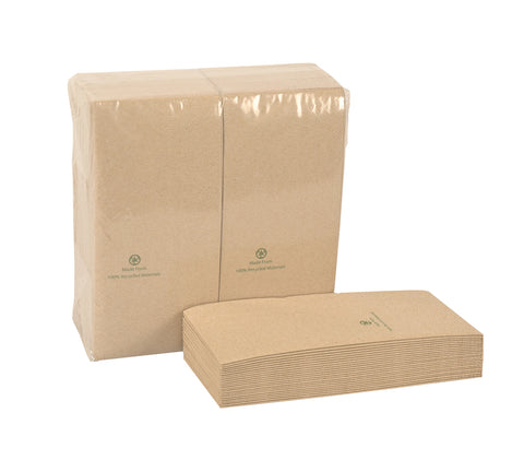 Napkin Dinner Universal Natural 2 Ply 1/8 Fold