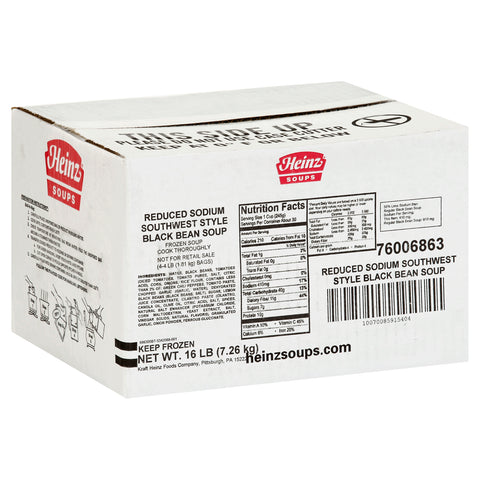 Heinz Black Bean Soup, 4 Pound Bag -- 4 per case
