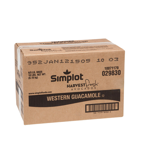 Simplot Harvest Fresh Avocados - Western Guacamole, 3 Pound -- 6 per case.