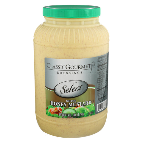 Ventura Foods Classic Gourmet Select Golden Honey Mustard Salad Dressing, 1 Gallon -- 4 per case.