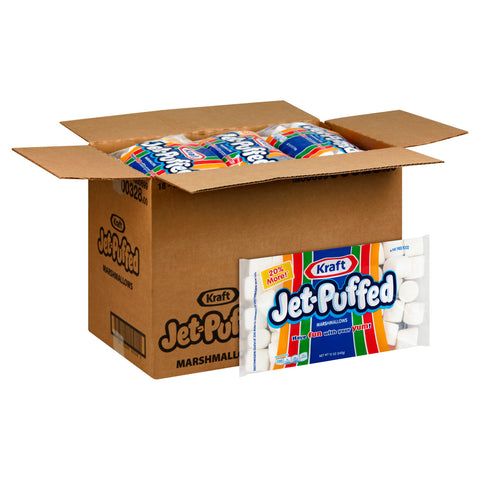 Jet Puffed Marshmallow, 12 Ounce -- 18 per case.