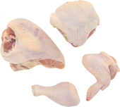 Tyson® CHICKEN 8-PIECE CUT TRIMMED MARINATED ESL 3.00-3.50 LB 10114430928