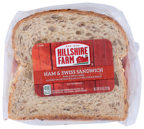 Sandwich Ham & Cheese Swiss Multigrain Iw 8 Oz