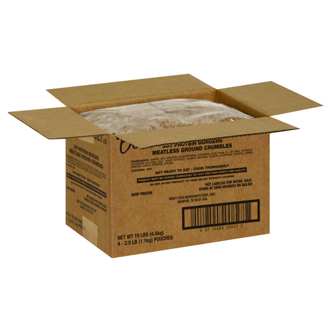 Boca Meatless Ground Crumbles, 2.5 pound -- 4 per case