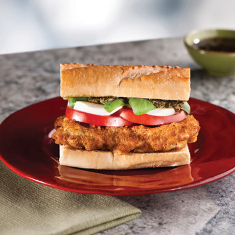 Advance Food Down Home Style Fried Chicken Breast, 4 Ounce -- 40 per case.