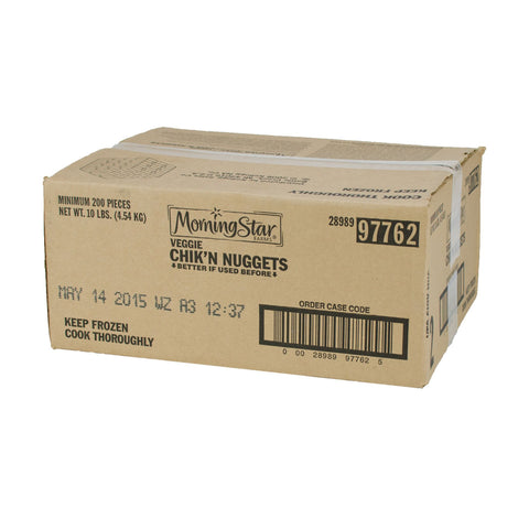 Morningstar Farms Veggie Chik'n Nuggets, 0.8 ounce -- 200 per case
