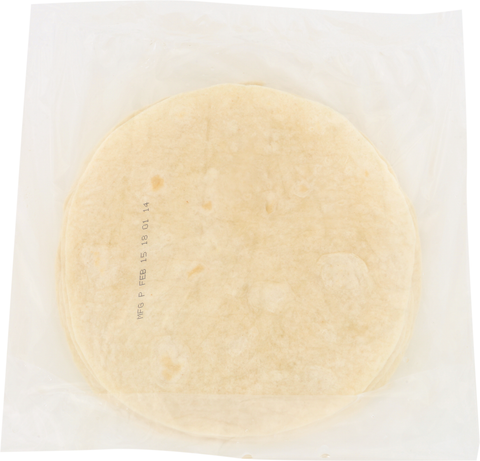Tortilla Flour White Pressed 6