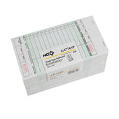 Guest Check Medium-wide Single Copy Cardboard 1-part Green 4.25x7.25
