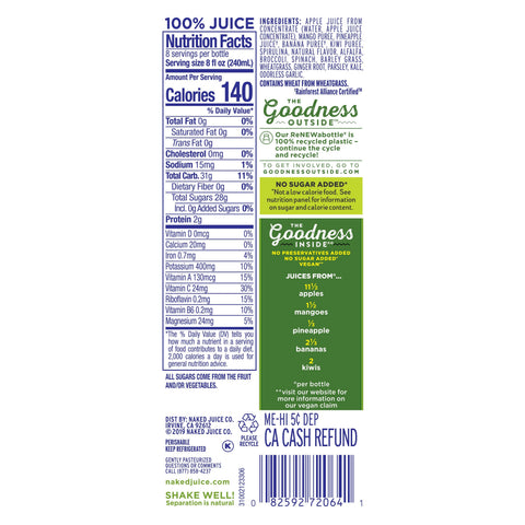 Naked Juice JUICE GREEN MACHINE