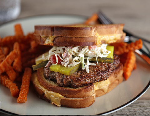 TNT 75/25 Seasoned Angus Beef Patty, 5.3 Ounce -- 60 per case