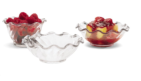 Dish Plastic Berry Clear Tulip 5 Oz