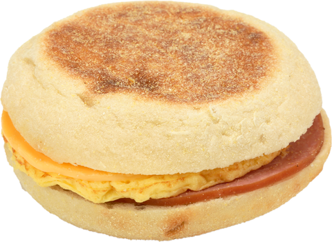 Sandwich Muffin Ham Egg & Cheese Iw
