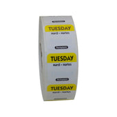 National Checking LABEL TUES TRILINGUAL 1X1 ROLL