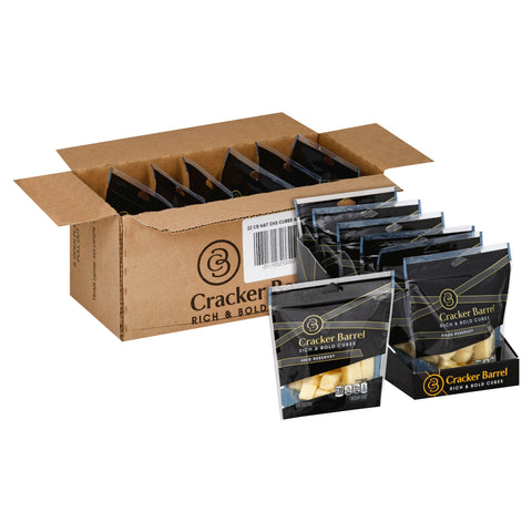 Cracker Barrel CHEESE SNACKING CUBES AGED RESERVE CHEDDAR