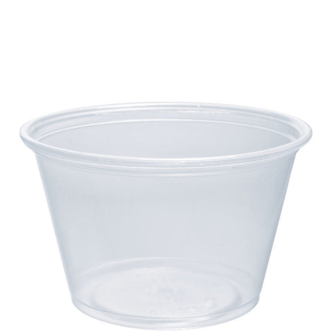 Cup Plastic Portion Souffle Clear 4 Oz