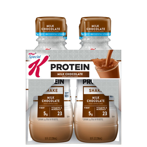 Kelloggs Special K Milk Chocolate Protein Liquid Shake, 10 Fluid Ounce -- 12 per case.