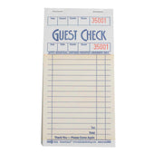 Guest Check Paper 1 Part Salmon 16 Line 3.5x6.75