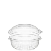 Bowl Plastic Clear W/ Dome Lid 12 Oz