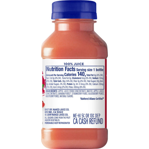 Naked Juice JUICE DRINK BERRY BLAST 100% REFRIGERATED