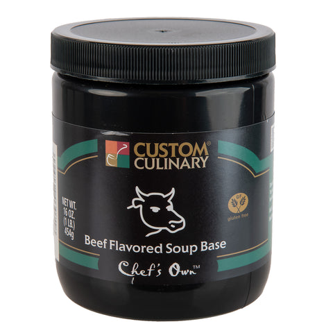 Custom Culinary® Beef Flavored Soup Base, No MSG Added 12 x 1 lb.