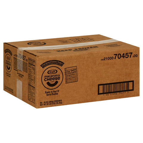 Macaroni & Cheese Pouch Frozen 10 Oz