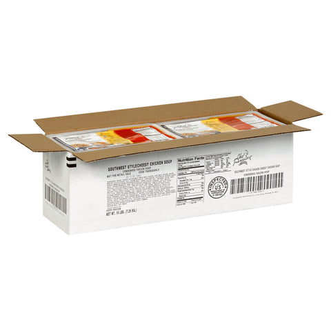 Chef Francisco Cheesy Chicken Tortilla Soup, 4 Pound Tub -- 4 per case
