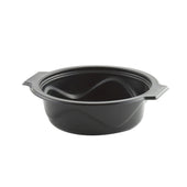 Bowl Plastic Black Microwavable W/ Handle M216-252 16 Oz