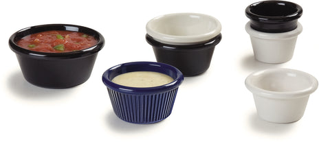 Carlisle RAMEKIN SMOOTH SAN BLACK 2 OZ