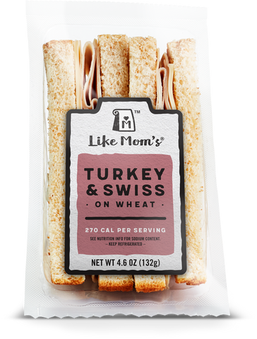 Sandwich Turkey & Cheese On Wheat Bread Wedge 301043-012-1