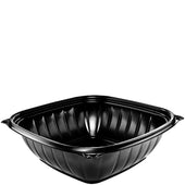 Bowl Square Plastic Black 48 Oz