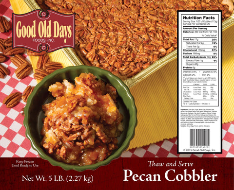 Good Old Days COBBLER PECAN DEEP DISH