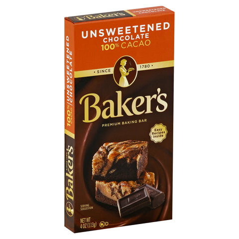 Chocolate Bar Unsweetened