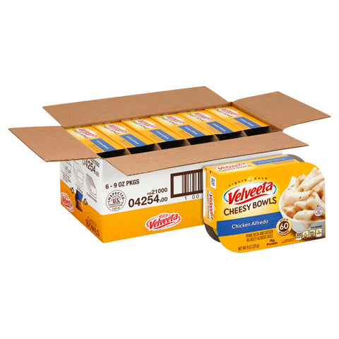 Velveeta Chicken Alfredo Cheesy Skillet Singles, 9 Ounce -- 6 per case.