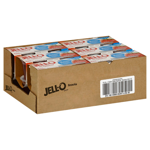 Gelatin Strawberry Sugar Free Ready To Eat 6/4 Ct