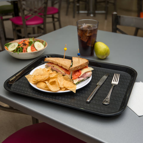 Carlisle TRAY SERVING CAFE® STANDARD BLACK 14X18
