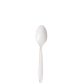 Spoon Plastic Medium Weight White Ps
