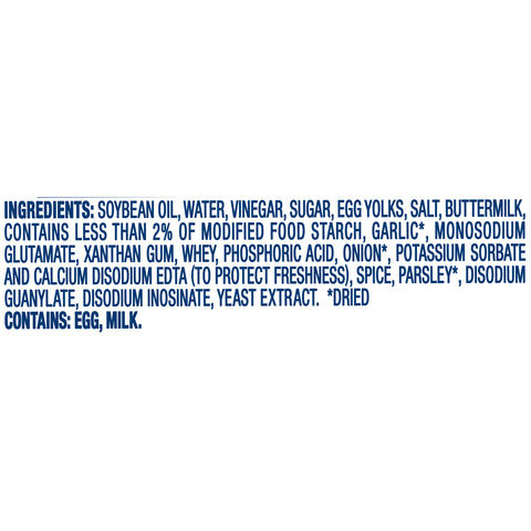 Kraft Classic Ranch Dressing, 8 Fluid Ounce -- 9 per case.
