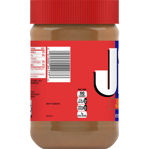Jif Creamy Peanut Butter, 28 Ounce -- 10 per case.