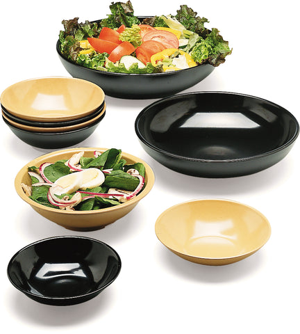 Carlisle BOWL SALAD 27 OZ BLACK 7.5