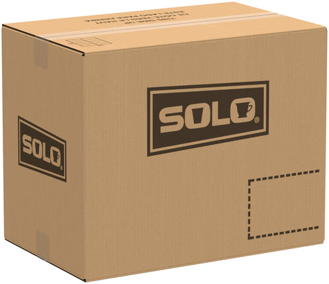 Solo Creative Carryouts OctaView Polystyrene Medium 1 Compartment Hinged Lid Cold Container, 4.5 inch -- 300 per case