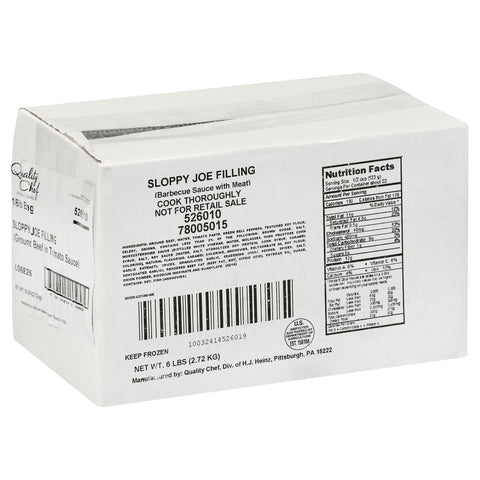 Sloppy Joe Filling Bag