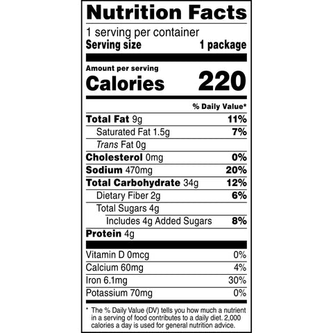 Quaker® SNACK MIX BAKED CHEDDAR LSS