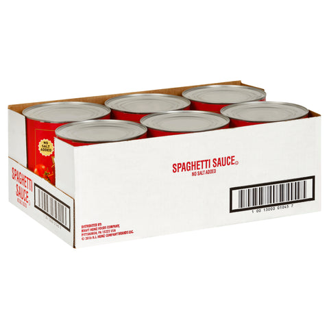 Sauce Spaghetti No Salt Added
